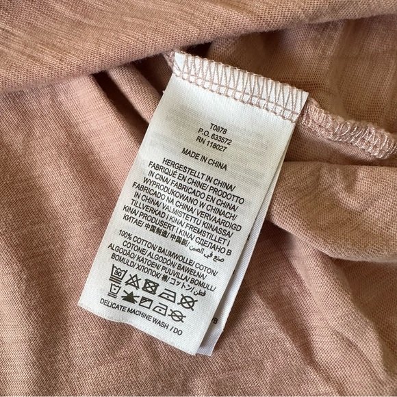 Boden Blush Pink Smocked Yoke Jersey Knit Top Size 6 - Picture 9 of 13